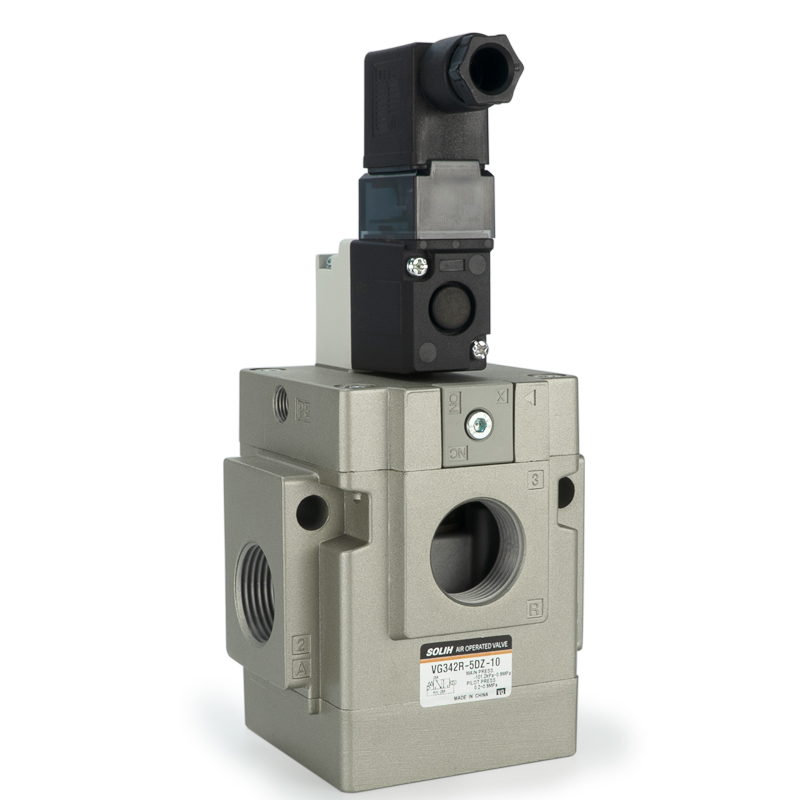 VG342 3 Comhla Solenoid Chalafoirt - Cineál Píopa Oibrithe Píolótach